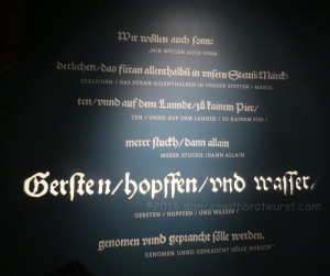 The Reinheitsgebot, in original and modern German text.