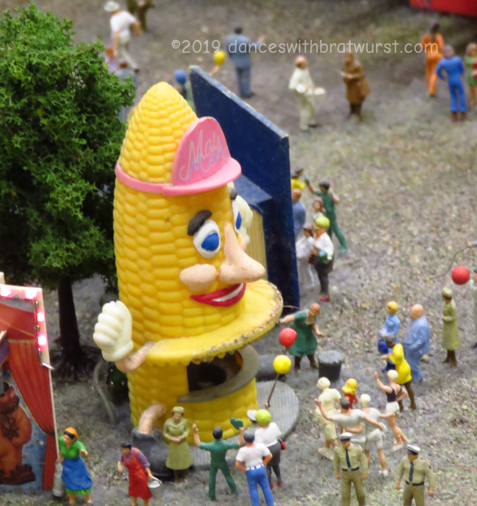 Miniature corn stand at festival